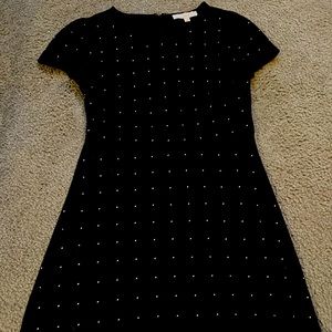 Loft studded black dress